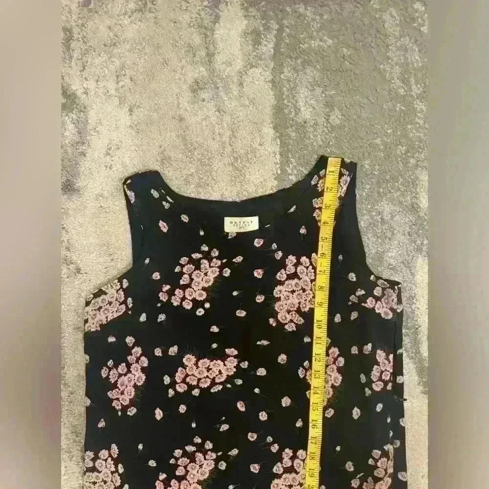 Women’s Long Black Outfit Petite Dress - Picture 7 of 8